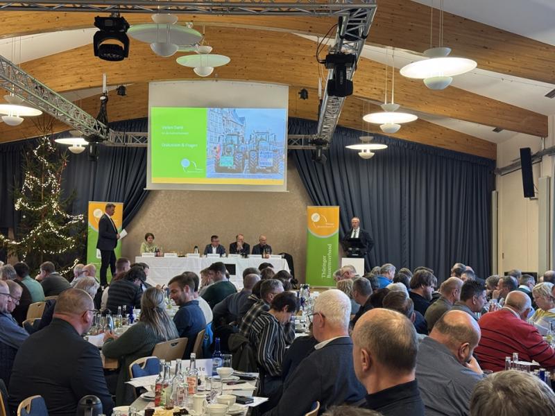 Medieneinladung: Jahresabschluss - Thüringer Bauernverband zieht agrarpolitische Bilanz
