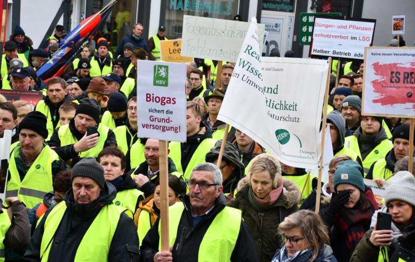Bauernproteste in Goslar: Fruchtfolgen sind länger als Legislaturperioden