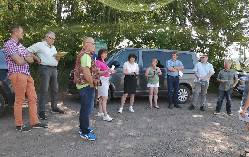 Flurfahrt im Landkreis Schmalkalden-Meiningen