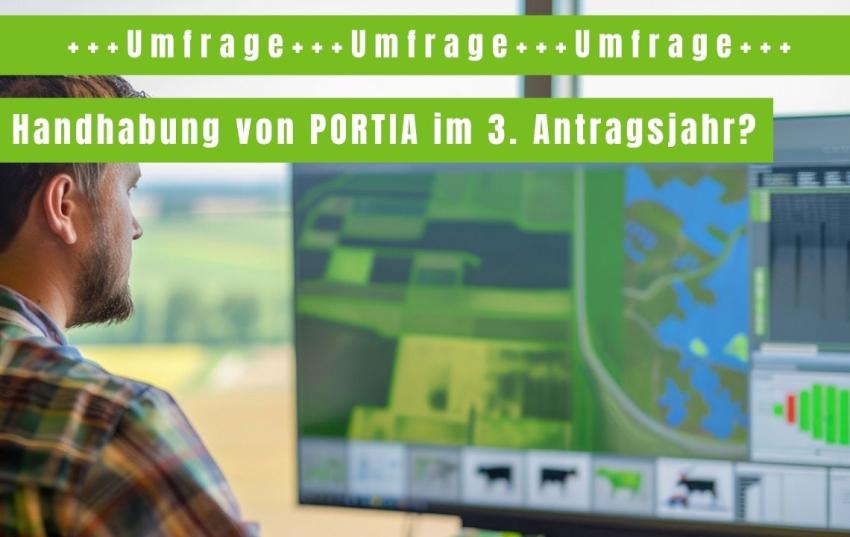 +++ Umfrage zur Funktionalität von PORTIA +++ Bitte um Teilnahme!