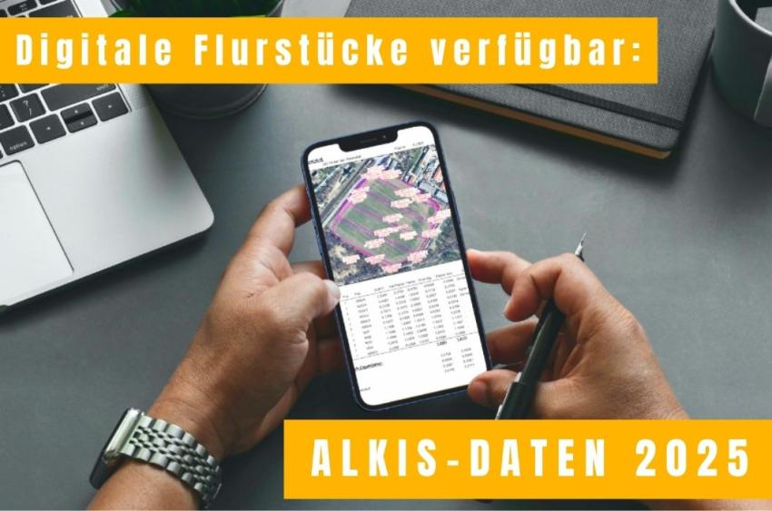 Digitale Flurstücksdaten verfügbar