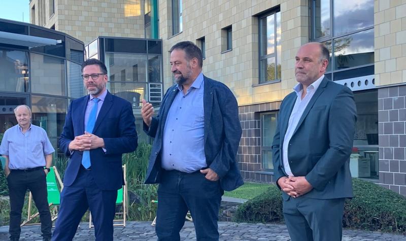 v.l. Philipp Fernis, Holger Hennies und Marco Weber