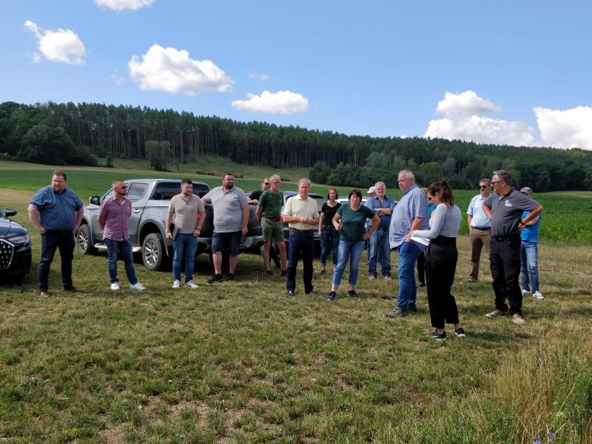 Flurfahrt im Landkreis Hildburghausen