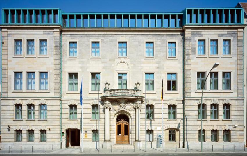 Der Dienstsitz des Ministeriums in Berlin, Wilhelmstraße 54 