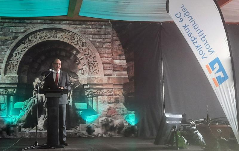 Staatsekretär Torsten Weil auf dem Landwirtschaftsfrühstück 