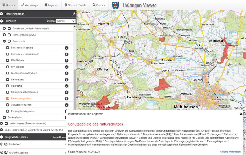 Aktionsprogramm Insektenschutz – Schutzgebiete als digitale Ansicht (Shapefiles)