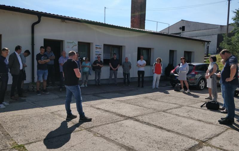 Flurfahrt mit der Landrätin Peggy Greiser