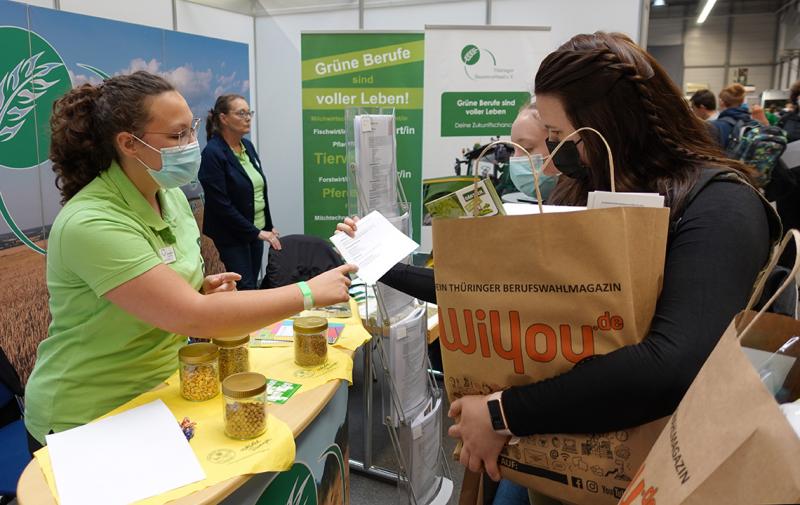 Landjugend wirbt um Berufsnachwuchs auf dem Forum Berufsstart 2021