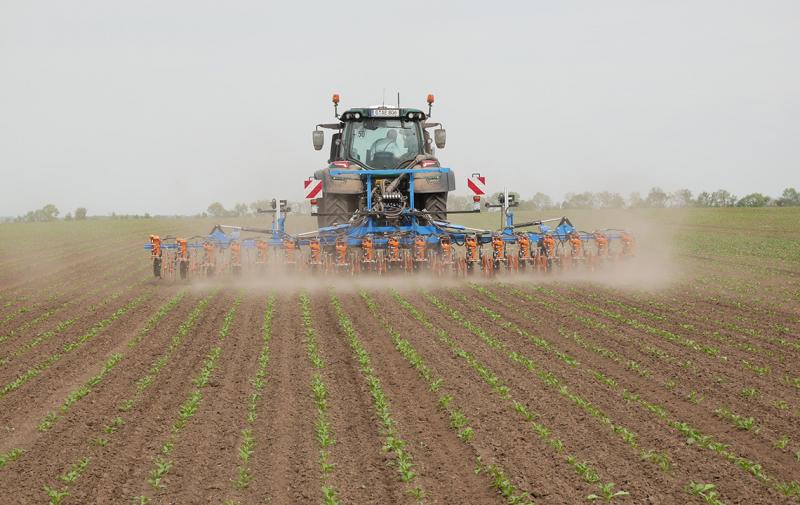 Feldbegehung: Praxisdemonstration "Mechanische Unkrautbekämpfung"