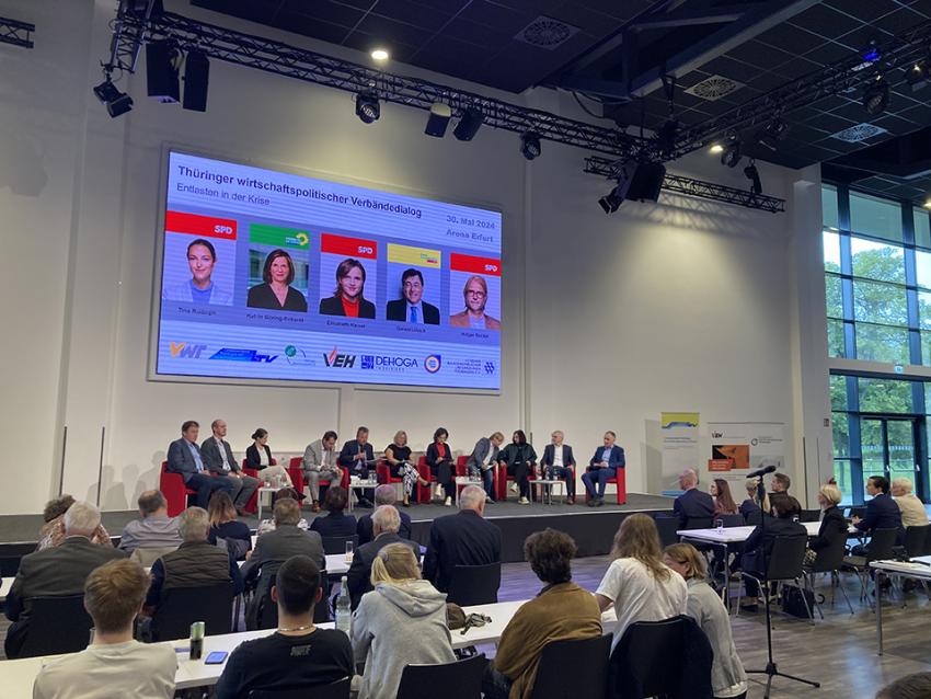 Erster Thüringer Verbändedialog: Entlasten in der Krise